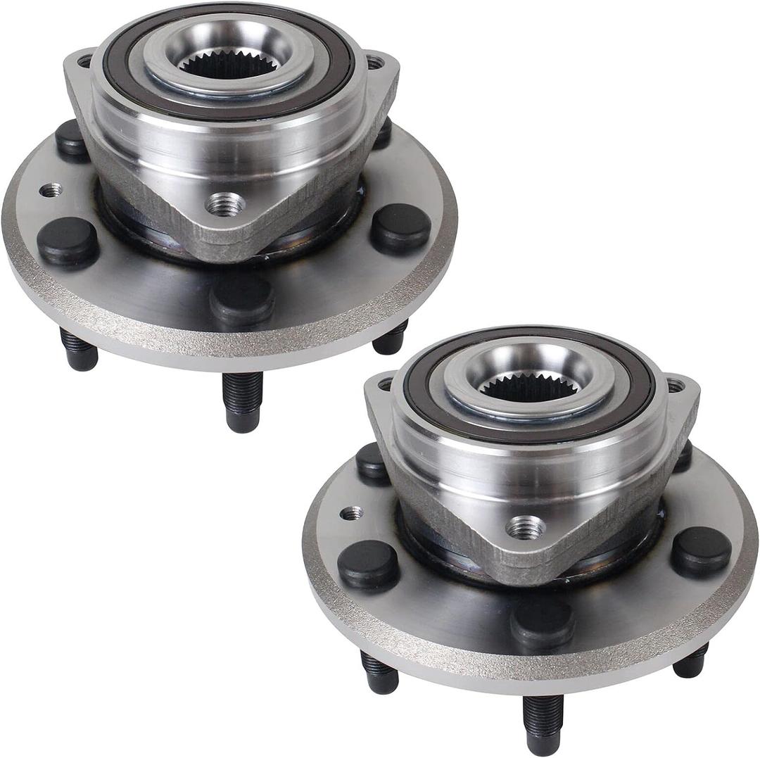 PAROD Pair 513277 Wheel Bearing and Hub Assembly Front/Rear Compatible with 08-17 Buick Enclave, 09-17 Chevy Traverse, 07-16 GMC Acadia, 07-10 Saturn Outlook 6 Lugs w/ABS