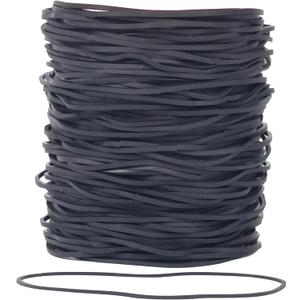 AIWOQI Rubber Bands 300Pcs 4.8inch Big Black Stretchy Elastic Long Rubber Band for Balloon Arches DIY Wedding Birthday Rubber Bands School Office Supplies File Folders Litter Box (4 4/5" x 1/16")