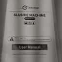 Slushie Machine with Soft Serve Ice Cream Mode, Slushy Maker for Home Frozen Drink Maker with 7 Presets, Auto Rinse, Low-Sugar & Alcohol Alerts – For Slush, Milkshakes, Margaritas & Frappés
