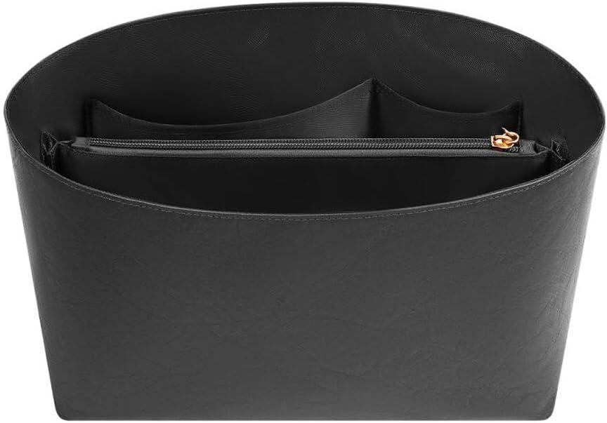 ZTUJO Purse Organizer Insert For Handbags For Le Pliage, Ultra-light Waterproof DupontPaper Upgraded Purse Organizer Insert (Black, Large)