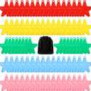 Lenwen 80 Pcs Balloon Weights Plastic Colorful Weights for Balloons for Birthday Party Decoration Wedding Holiday Celebration(Star Shaped,Rainbow)