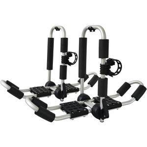Kayak Roof Rack, Foldable and Universal Mounting Kayak Racks for Roof Rack Rooftop Kayak Carrier for SUV Cars
