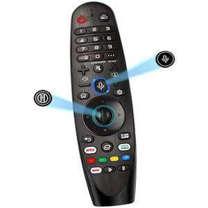 Voice-Magic-Remote-LG-Smart-TV-Remote-Control-Replacement for LG TV Remote for UHD OLED QNED WebOS ThinQ AI Smart TV Original Magic Remote AKB75855501 MR20GA Netflix/Prime/Google/Alexa Voice/Pointer
