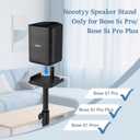 Bose S1 Pro Speaker Stand with Dustproof Cover, All-Metal | For Bose S1 Pro & S1 Pro Plus. Height 22.6"-36.2". Anti-vibration rubber base. Floor standing mount perfect for home, stage
