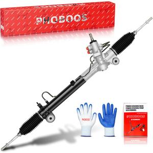 PHOBOOS Hydraulic Power Steering Rack and Pinion Assembly Compatible with Toyota Highlander 2001-2007 & Lexus RX330 2004-2006/RX350 2007-2009. New Unit, Leak Resistance, Direct Fit,Ref.26-2617