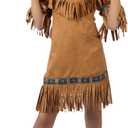 Fun World girls Native American (Medium 8 - 10, Brown)