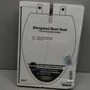 KOHLER 20110-96 Brevia, Slow Close Toilet Seat, Elongated Toilet Seat, Grip-Tight Bumpers Quick-Attach Hardware, Biscuit
