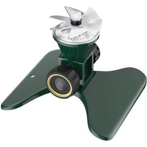 Sprinkler for Yard, Metal Automatic Sprinkler, 360 Rotating Garden Yard Irrigation System with Heavy-Duty Base, for Lawn Irrigation, Garden Sprinkling, Roof Cooling
