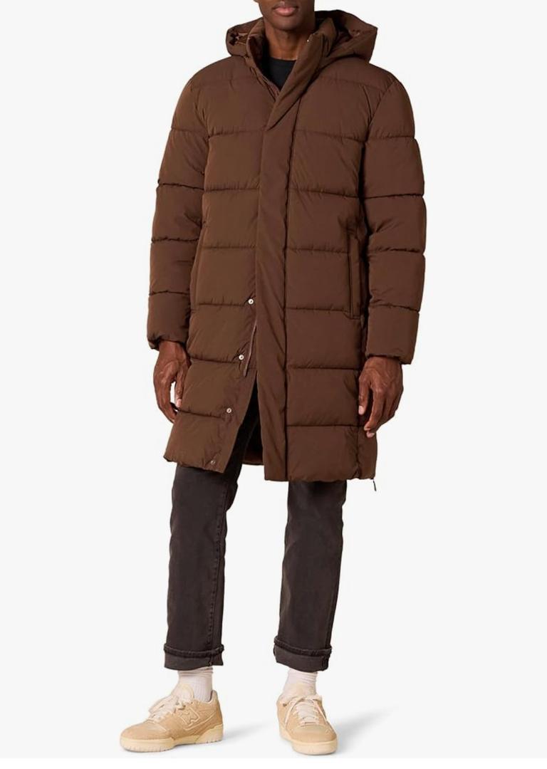 Amazon Essentials Mens Hooded Long Puffer Coat XXL