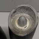 CIRCLE JOY Electric Salt and Pepper Grinder Set Automatic Salt and Pepper Grinder Set with Easy-to-Carry Charging Base and LED Light, USB Rechargeable, Upgrade External Adjustable Coarseness (ABS)