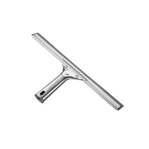 Unger Professional Stainless Steel Heavy-Duty Squeegee, 12", Silver
