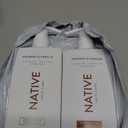 Native Coconut & Vanilla Shampoo and Conditioner Contain Naturally Derived Ingredients | All Hair Types, Color & Treated, Fine to Dry Damaged, Sulfate & Dye Free - 2-Pack