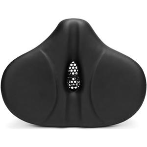 Himiway Oversized Bike Seat for Women Men, Extra Soft Wide Bike Seat Cushion, Breathable Corfortable Bicycle Seat Saddle Compatible with Peloton, Stationary, Exercise, Mountain, Road Bikes