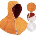 Welding hood flame retardant welding cap belt neck shoulder cape protective mask welding grinding cutting smelting