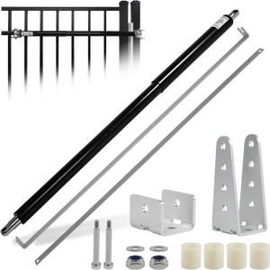 TB200 Outdoor Heavy Duty Gate Closer,High Grade Hydraulic Gate Closer for 50 to 140 Pounds in Weight,40 to 64 Inches in Width Suitable for Home Yard, Fences,Farms,Open Stadiums(Black)