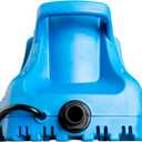 Little Giant APCP-1700 115-Volt, 1/3 HP, 1745 GPH, Automatic, Submersible, Swimming Pool Cover Pump with 25-Ft. Cord, Light Blue, 577301