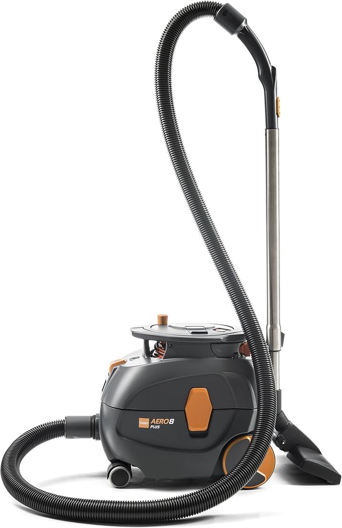 Aero 8 Plus Canister Dry Vacuum, 3.5 gallon, Grey/Orange