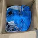 Inflatable Bounce House, 10 in 1 Double Water Slide Bounce House with 750W Blower, Climbing Wall, Jumping, Water Gun, Splash Pool, Basketball Hoop for Kids Indoor Outdoor Backyard