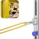Resistance Bands Wall Anchor Exercise Equipment Platform Base(Length 40"),Adjustable Wall-Mounted Anchor Multi-Purpose Fitness System for Complete Full Body Strength Training