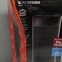 Honeywell Digital Ceramic Tower Heater, 1500 Watt, Black  Oscillating Ceramic Heater  Space Heater with Two Heat Settings, Medium Room