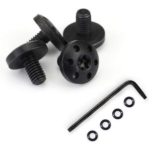 Cool Hand Customized Grips Screws for Beretta 92FS, M9, 92S, 92X, 92 Compact, 92A1, 96A1, 92 INOX, 4 Stainless Steel Screws, 4 O Rings, T10 Torx Key, Black/Silver/Gold/Rainbow Colors