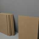 Bright Creations Chipboard Art Boards for Painting & Crafts - 8 x 10 in, 1/4 in Thick, 12-Pack - Warp-Resistant Backing Boards for Canvas Painting & Craft Supplies