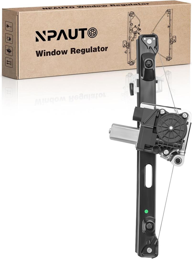 Rear Passenger Side Power Window Regulator (5-Pin) Motor fit for BMW 3 Series E90 E91 323i 325i 328i 330i 335i 325xi 328xi 330xi 335xi 335d M3 2006 2007 2008 2009 2010 2011, Sedan Wagon, Right 748-469