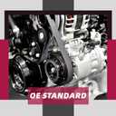 Steel Gear Starter Replacement for 14 Teeth Briggs and Stratton 593934 693551 030221 33R877, 12 12.5 13 14 15.5 16 16.5 17 17.5 18 18.5 19.5 HP Cub Cadet 11 16 18 RTZ LT John Deere D100 105, Toro