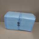 Amazon Basics Heavy Duty Dog and Puppy Pee Pads, Leak-Proof 5-Layer Super Absorbent, Quick-Dry Surface for Potty Training, Regular Size, 24x23", Blue & White, 50 Count