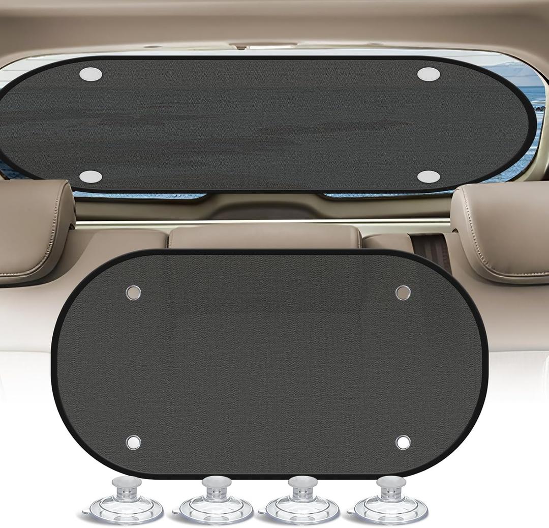 2026 New Upgrade Car Shades for Back Windows Baby 43.3"x23.6"(1 Pack),Rear Window Sun Shade,Car Window Shades Can Blocks 99.98% UVR,Sun Shade Windshield,Glare Shield Protection