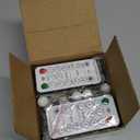 Hiboom 2 Pack Globe Ball String Lights, 10 Ft 30 LEDs 8 Lighting Modes Battery Operated Fairy Lights with Remote Timer for Indoor Outdoor Bedroom Wedding Patio Garden Party Decoration