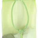 Clothespin Bag with Hanger, Multi Purpose Hanging Mesh Bag Hanger Socks Underwear Storage for Bathroom Wardrobe Laundry Clothesline Outdoor, 11.8 x 10.2in(Green)