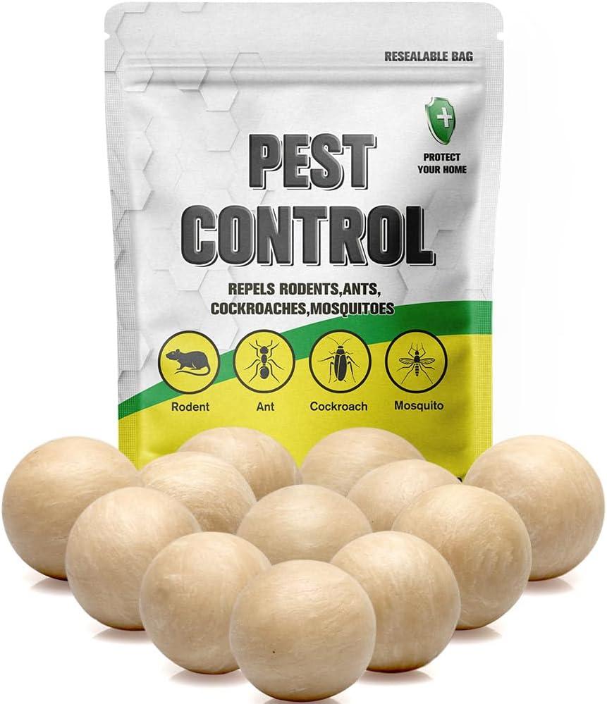Pest Control, Mice Repellent Indoor, Rat Repellent, Mouse Repellent Outdoor, Long-Lasting Rodent Repellent Indoor, Repel Mice, Mouse, Rats, Ants, Roaches, Spiders, Moths & Other Pests-10P, Size: 1 Ounce