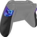 eXtremeRate Flexor Rubberized Side Rails Grips Button Stop Kit for Xbox Series X/S Controller, Anti-Slip Ergonomic Button Stopper Handle Grips for Xbox Core Controller  Chameleon Purple Blue