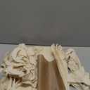 FunisFun 12 Pack Blank Canvas Tote Bags Bulk Reusable Shopping Grocery Bag for Crafts with a PTFE Teflon Sheet DIY (White)