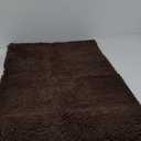 Creative Home Ideas Resort Collection Plush Chenille Bathroom Rugs – Non-Slip Backing and Machine Washable, Mocha Brown - 36 x 25 Inches Bath Mat