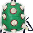 Green Turtle Thorn Backpack Cosplay Costume Accessories Props Casual Laptop Backpack, Medium