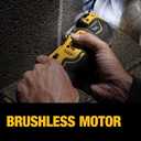 DEWALT 20V MAX XR Oscillating Multi-Tool Cordless, Variable Speed Brushless Motor Multitool with LED Light, Extended Runtime, Includes Two Wood Cutting Blades, Tool Only (DCS356B)