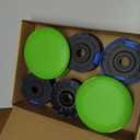 Thten 29242 29082 Trimmer Spool Replacement 27ft 0.065 inch for Greenworks 24V 40V 21052 29272 and 21212 Dual line Electric String Trimmers with 3411546A6 Cap Covers Parts(6Pack+2 Cap)