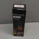 Portable Blender, Cordless, 24oz. Vessel, Personal Blender-for Shakes & Smoothies, BPA Free, Leakproof-Lid & Sip Spout, USB-C Rechargeable & Self Cleaning - Travel with 6 Sharp Blade, Black