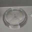 Amazon Basics 2 Tier Lazy Susan Turntable Organizer, 9" Diameter, 2-Pack, Clear