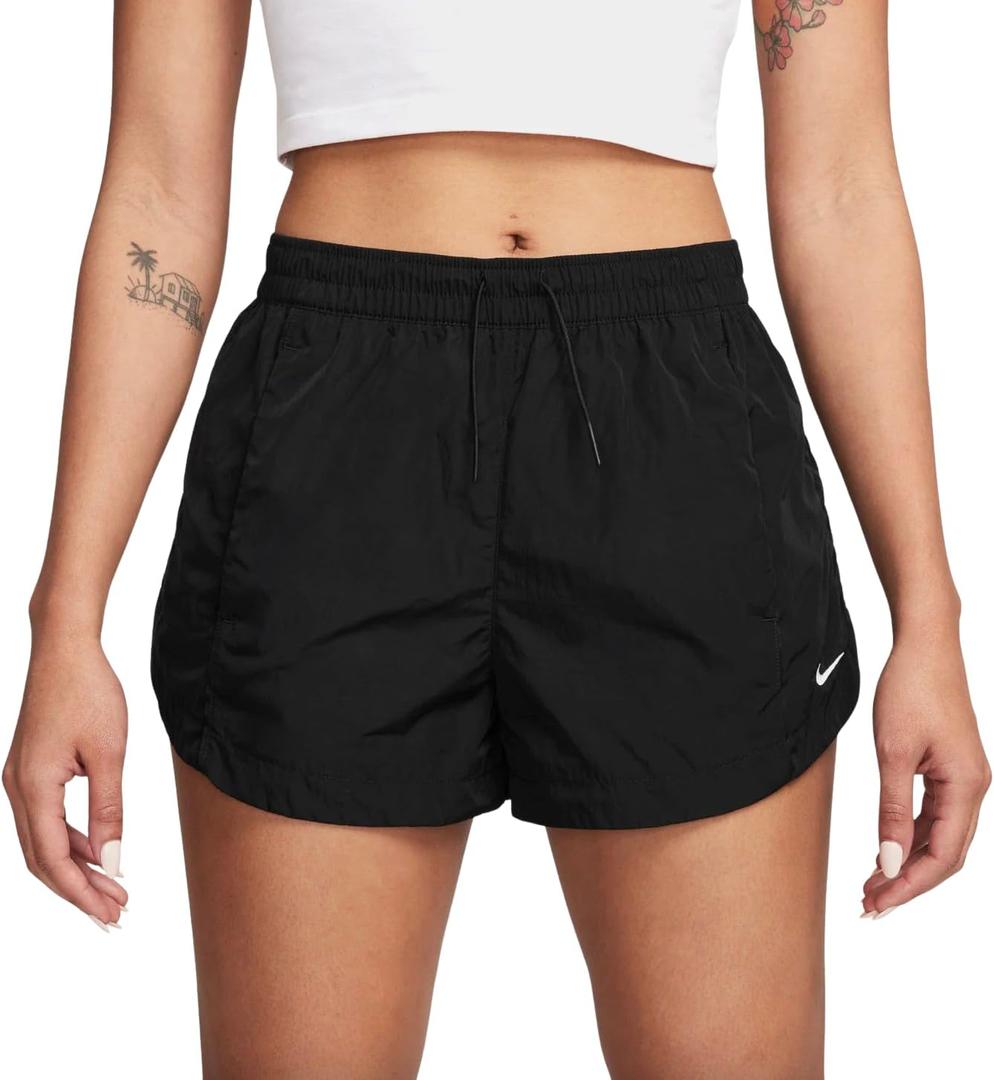 Nike Women's Windrunner Woven Shorts (Black, M)