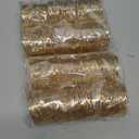 Twisted Wire Mesh Napkin Rings Holders Dcor Dinner Party Wedding Christmas Gathering (Gold 12pcs)