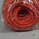 3/8 Inch 120ft Double Braided Polyester Arborist Rope, Heavy Duty Nylon Rope for Anchor, Tree Work, Cargo, Pulling, Sailing(Red)