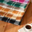 ZYFZCYBL Fleece Blanket Bulk Pack of 6 Cozy Fleece Throw Blankets 50x60 Warm Soft Lightweight Breathable Pet-Friendly for Bed Sofa Camping Wedding GiftsMultiple Print (Plaid)