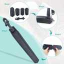 Bike Rear Fender Mudguard Full Cover Adjustable Bike Fender Thicken Widen Bicycle Mudguard Mudflap for MTB Mountain Bike Road Bike Bicycle Mudguard for 24/26/27.5 Inch BicycleBlack