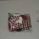 Christmas Stockings 18" Unique Burgundy and Green Knit Christmas Stockings Dots Style (Length 18",Pack 2)