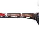 Lionel Pennsylvania Flyer Battery O Gauge Toy Train Set with Remote, Locomotive, Train Cars, & Track with Authentic Train Sounds, Lights, & Water Vapor Smoke Effects for Kids 4+
