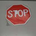 2-pack Stop Signs Red Stop Signage Aluminum Traffic Sign Warning Sign with 2 Pre-drilled Mount Holes, 30 X 30 cm