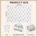 Cotton Linen Waterproof Placemats Set of 4, Berries Dining Mat Table Mats Decor Fabric for Kitchen Dinner Coffee Shop Table, Indoor/Outdoor Washable Wipeable Placemat -N033